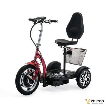 Veleco ZT16 – red colour variant, front three-quarter view