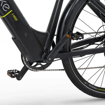 Electric Bike Ecobike X Cross features a sleek design, durable frame, and efficient pedal system for smooth rides.