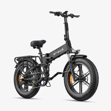 Electric bicycle Engwe Engine Pro 2.0 – front three-quarter view, black colour variant