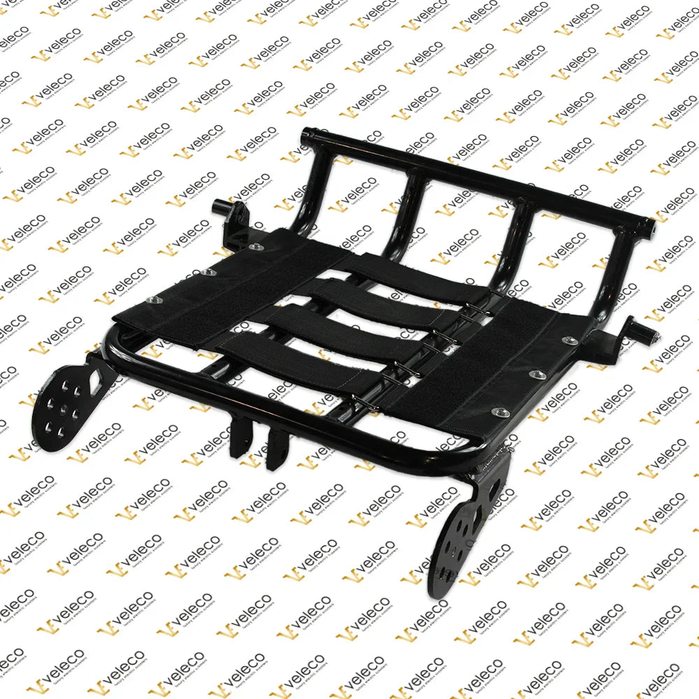 Standard Seat Frame Assembly for Veleco Cosmo – black metal seat frame assembly
