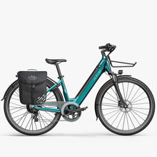 Electric bicycle Fiido C11 – side view with pannier and front rack