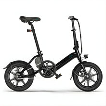 Bicicleta elétrica Fiido D3 PRO Mini – vista lateral, cor preta
