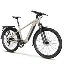 Electric bicycle Fiido Nomads – front three-quarter view, light grey