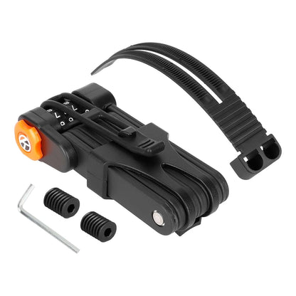Foldable code lock for electric scooter or bicycle