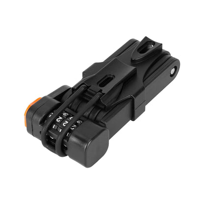 Foldable code lock for electric scooter or bicycle