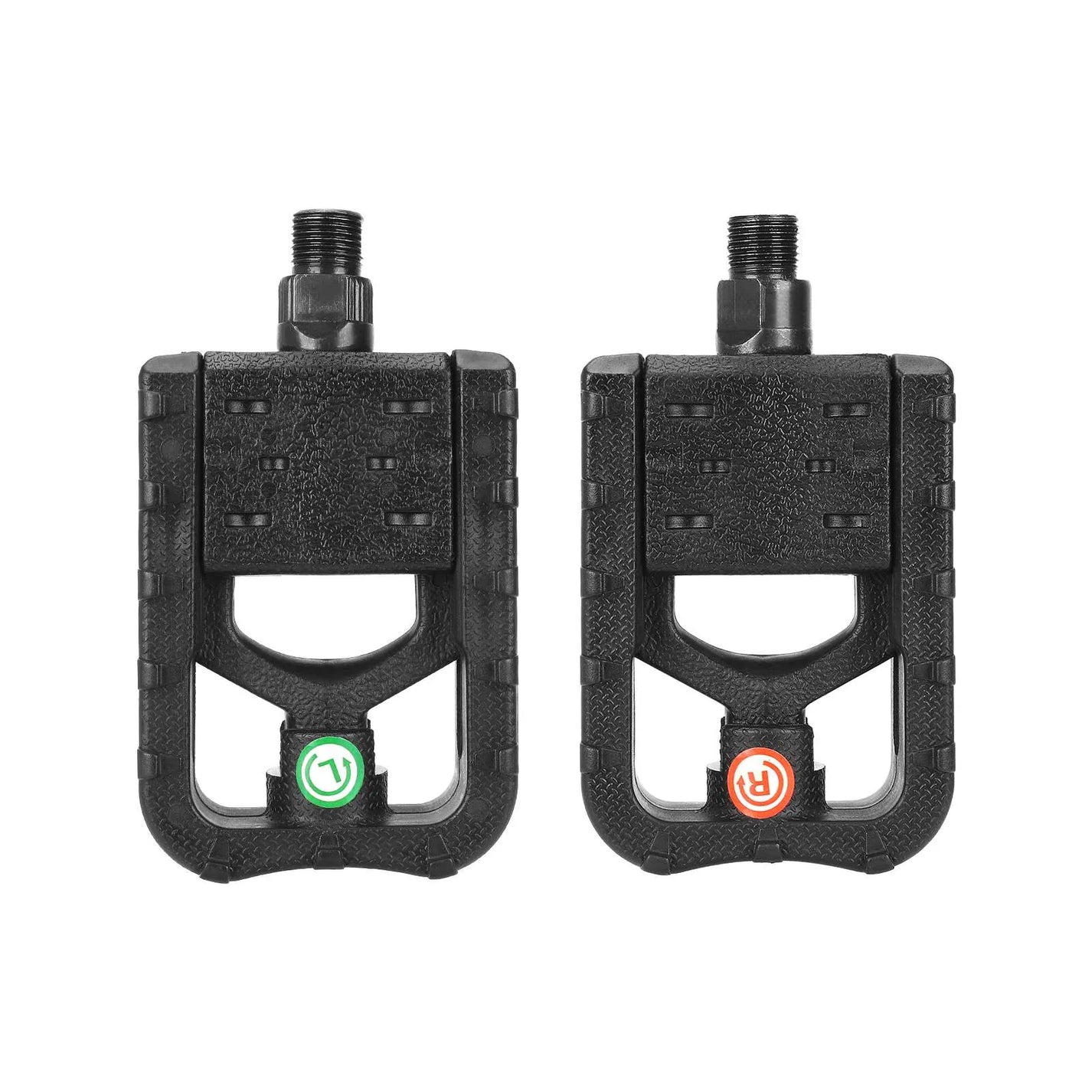 Foldable plastic pedals for bicycle