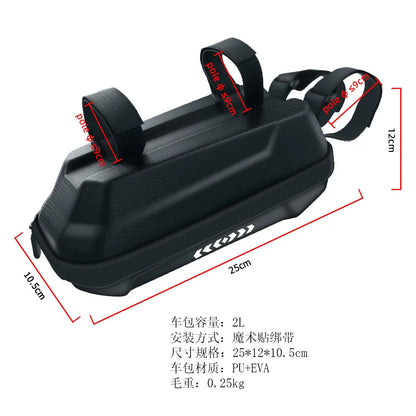 Front bag 2L for electric scooter