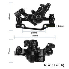 Front brake caliper for 160mm disc for electric scooter or bike