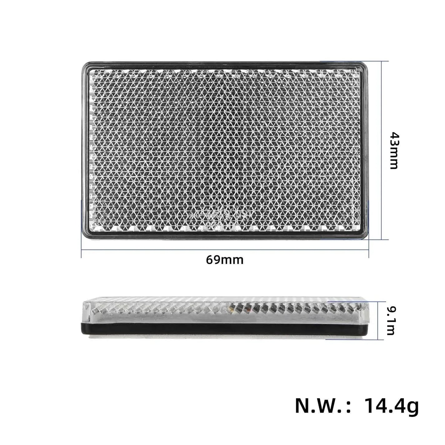 Front white reflector for KuKirin G2