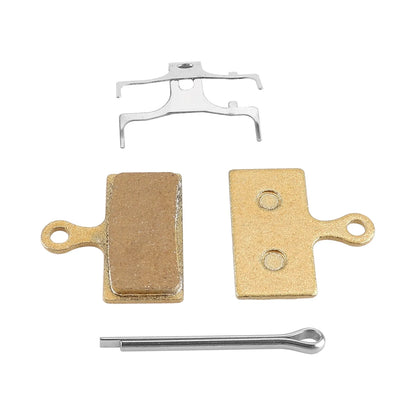 Full-metal brake pads for hydraulic disc brakes