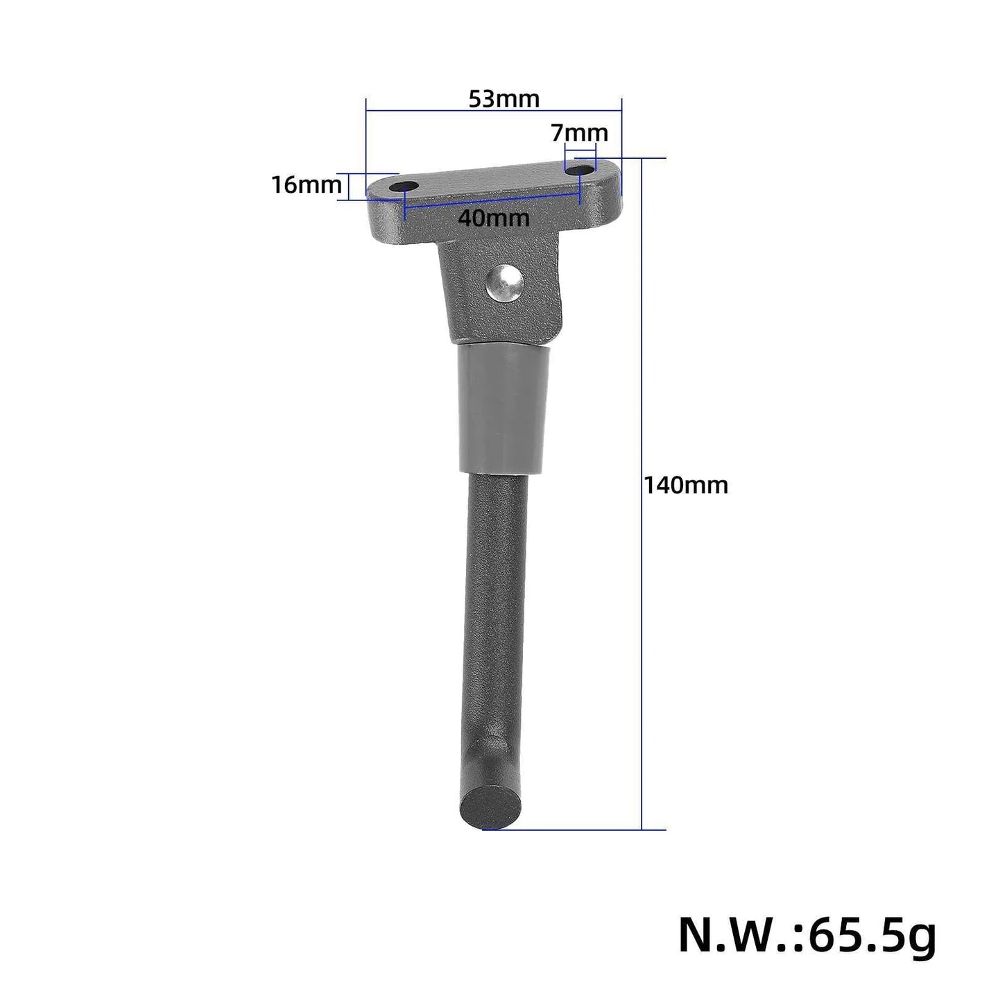 Grey kickstand for KuKirin G2 Pro DB electric scooter