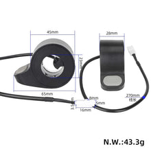 Grey throttle grip for Xiaomi 4 Lite electric scooter