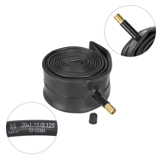 Inner tube 20x1.75/1.95/2.125 with car valve for electric bicycle