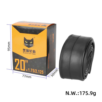 Inner tube 20x1.75/1.95/2.125 with car valve for electric bicycle