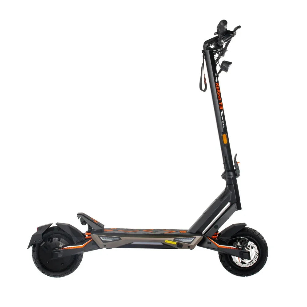 Electric scooter KuKirin T3 – side view, unfolded