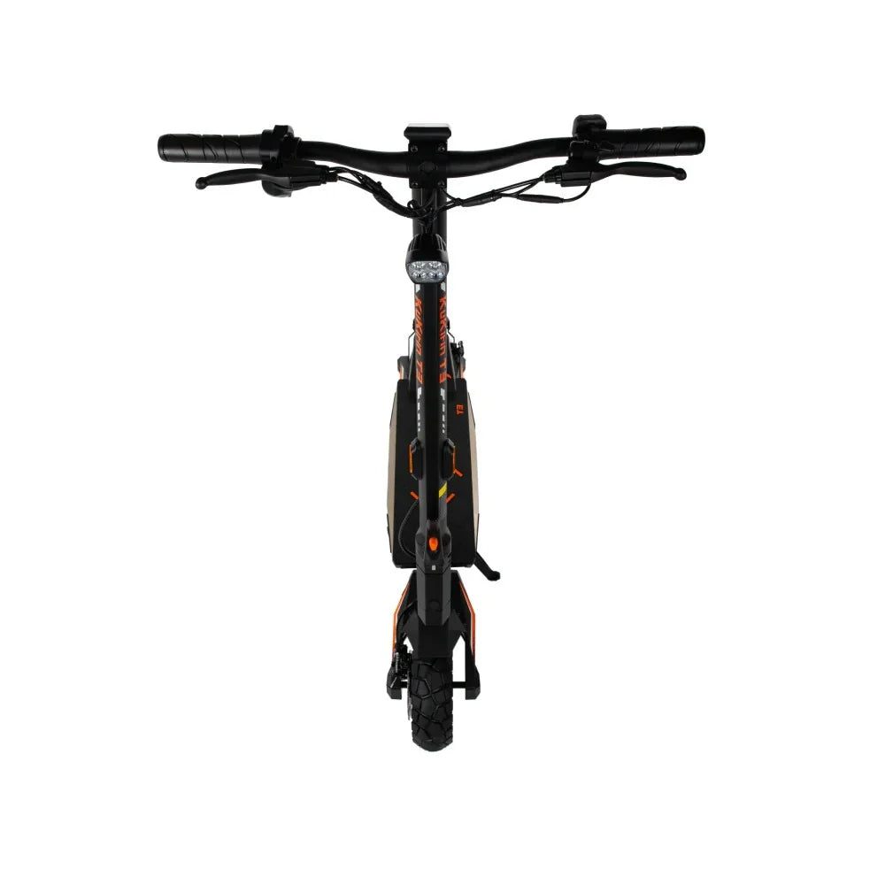Electric scooter KuKirin T3 – front view, unfolded