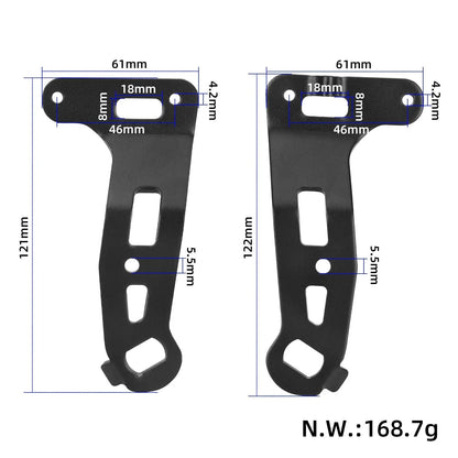 Left and right rear fender bracket for Kukirin G2 Master