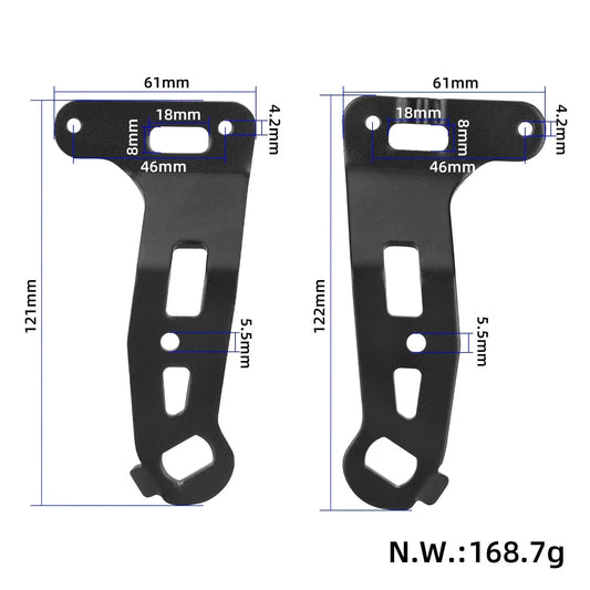 Left and right rear fender bracket for Kukirin G2 Master