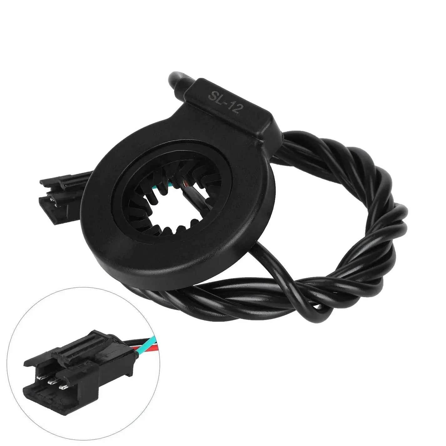 Left dual Hall sensor for electric bicycle pedal assist