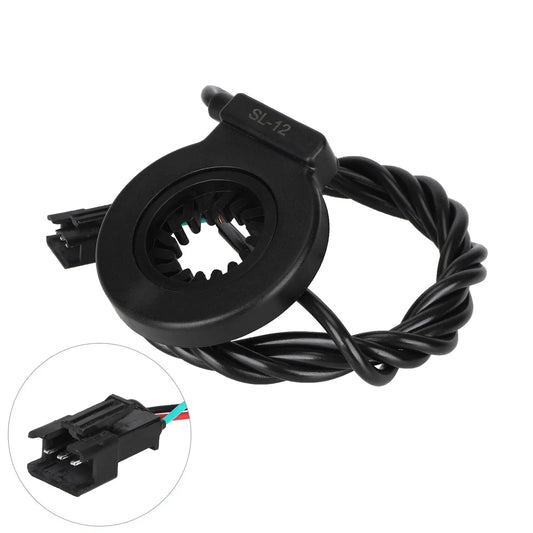 Left dual Hall sensor for electric bicycle pedal assist