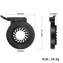Left dual Hall sensor for electric bicycle pedal assist
