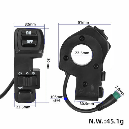 Light switch for KuKirin G2 Pro electric scooter