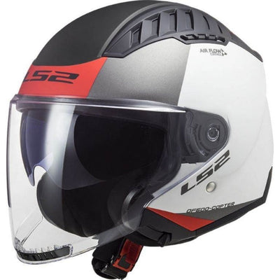 LS2 Copter Motorcycle JET Open Face Helmet with Visor