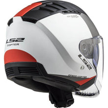 LS2 Copter Motorcycle JET Open Face Helmet with Visor