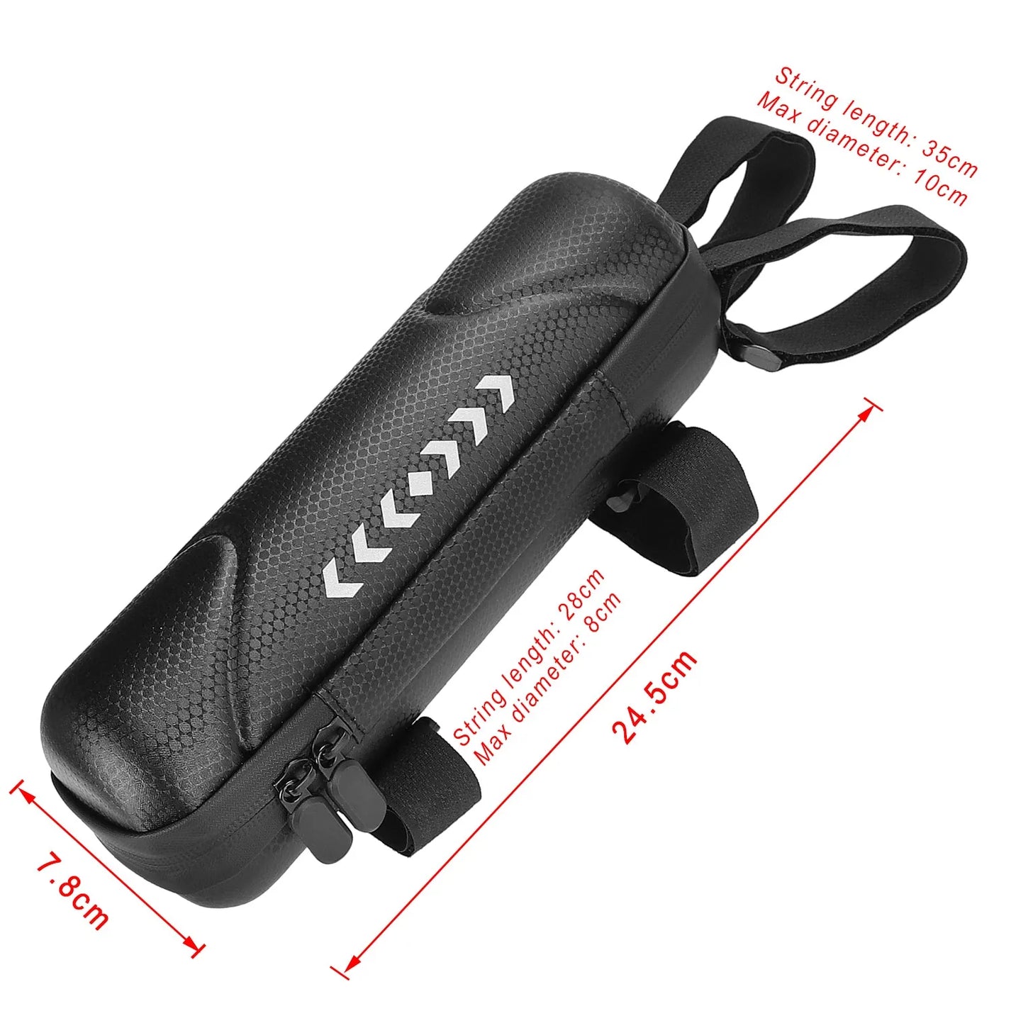 Multifunctional front bag 1L for electric scooter or bicycle