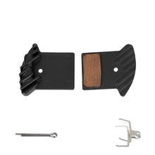 Organic brake pads with cooling fins for NUTT hydraulic brakes
