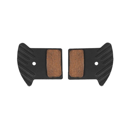 Organic brake pads with cooling fins for NUTT hydraulic brakes