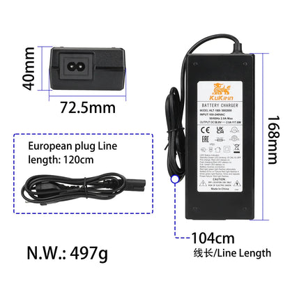 Original charger 58.8V 2A for electric scooter KuKirin G2 Master 2025