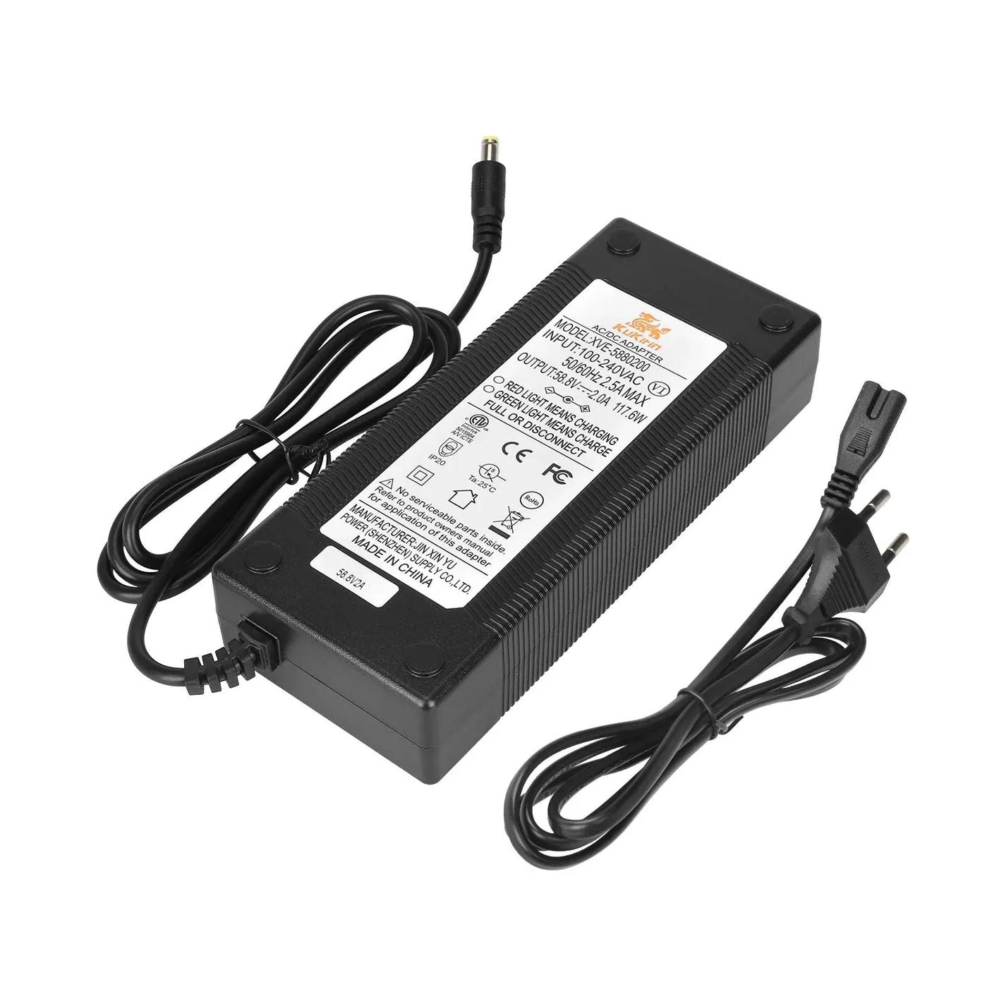 Original charger 58.8V 2A for electric scooter KuKirin G3