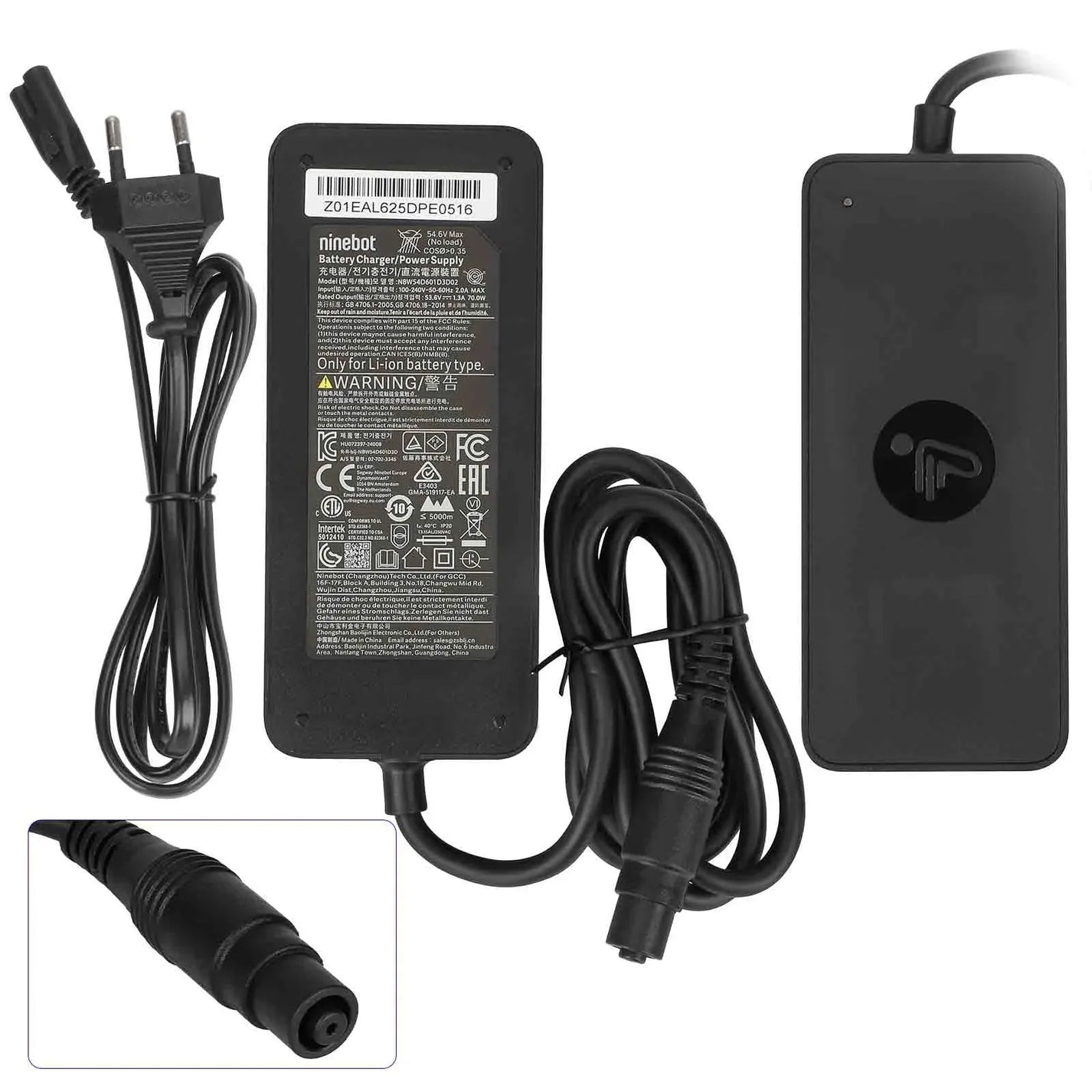 Original charger for Segway Ninebot F3