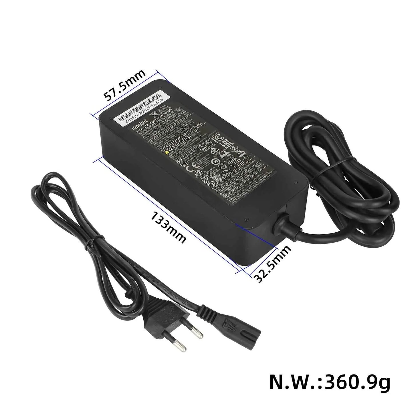 Original charger for Segway Ninebot F3