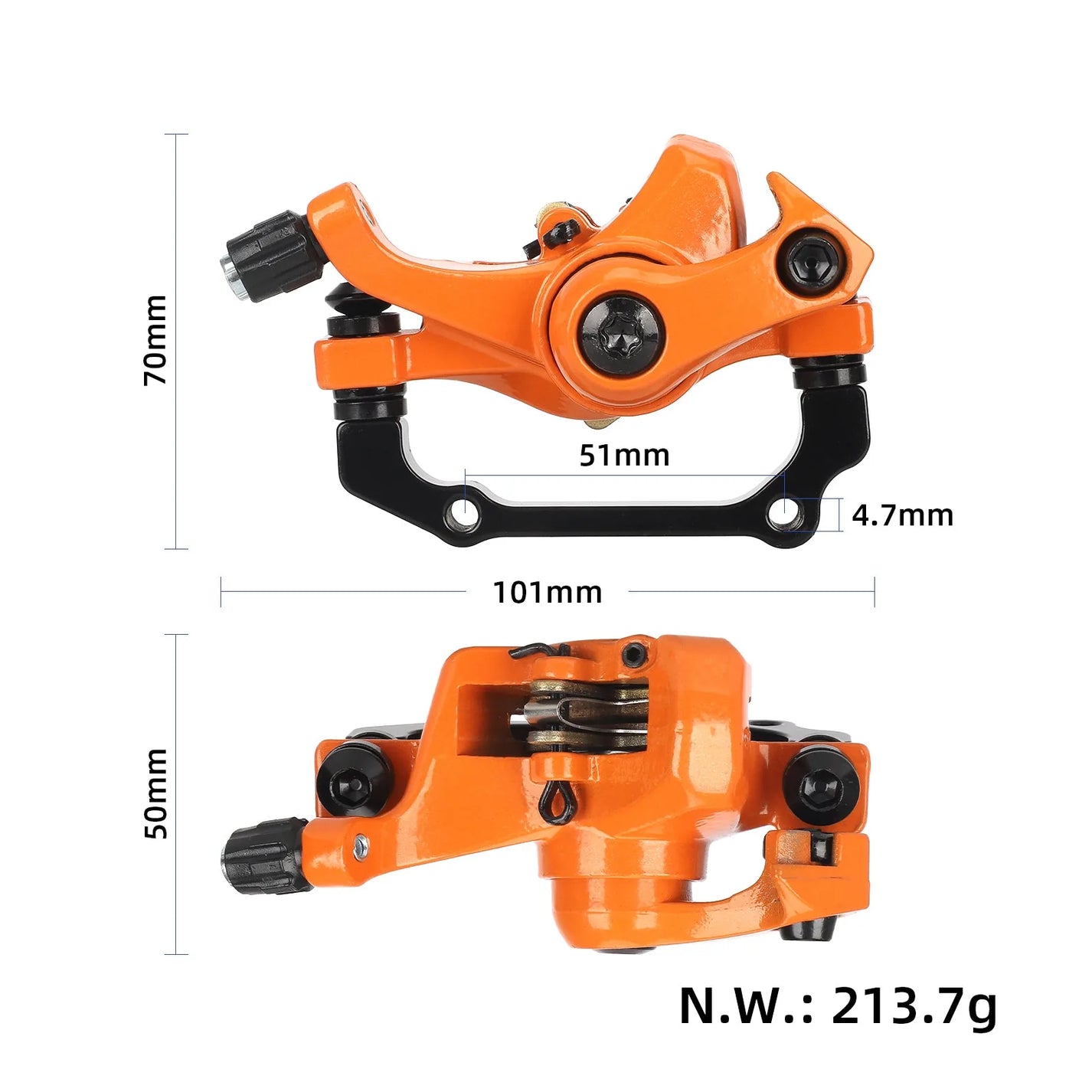 Original front brake caliper for KuKirin G2 electric scooter