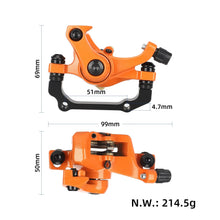 Original orange rear brake caliper for KuKirin G2 electric scooter