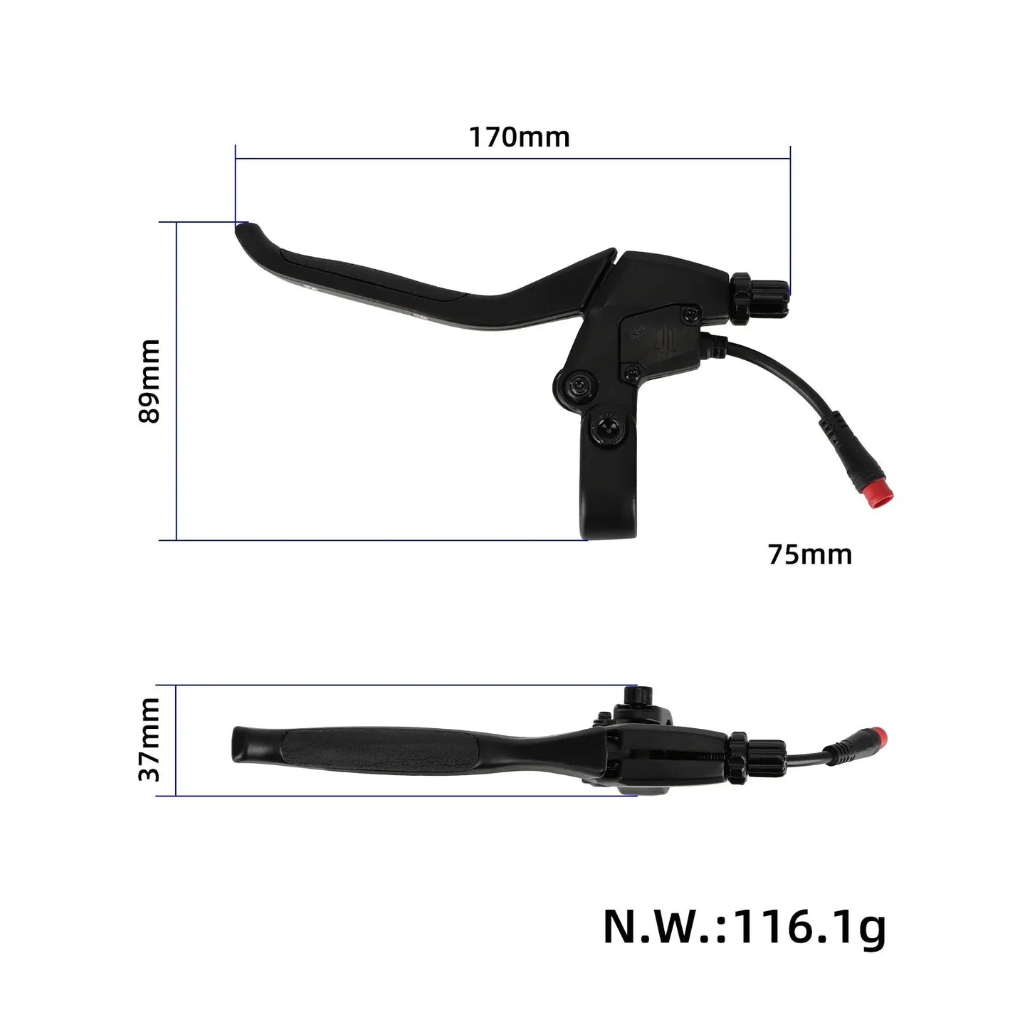 Original right brake lever for KuKirin G2 MAX