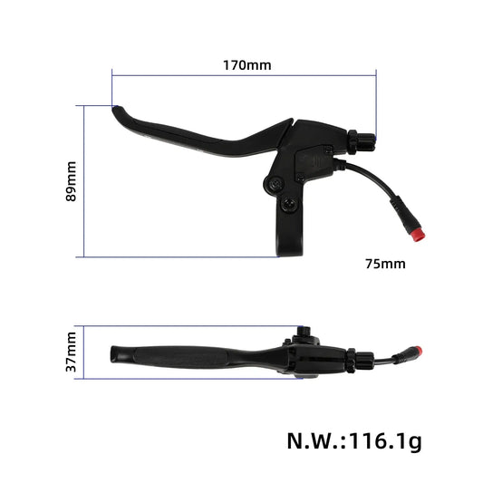 Original right brake lever for KuKirin G2 MAX