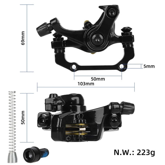 Original right front brake caliper for KuKirin G2 electric scooter