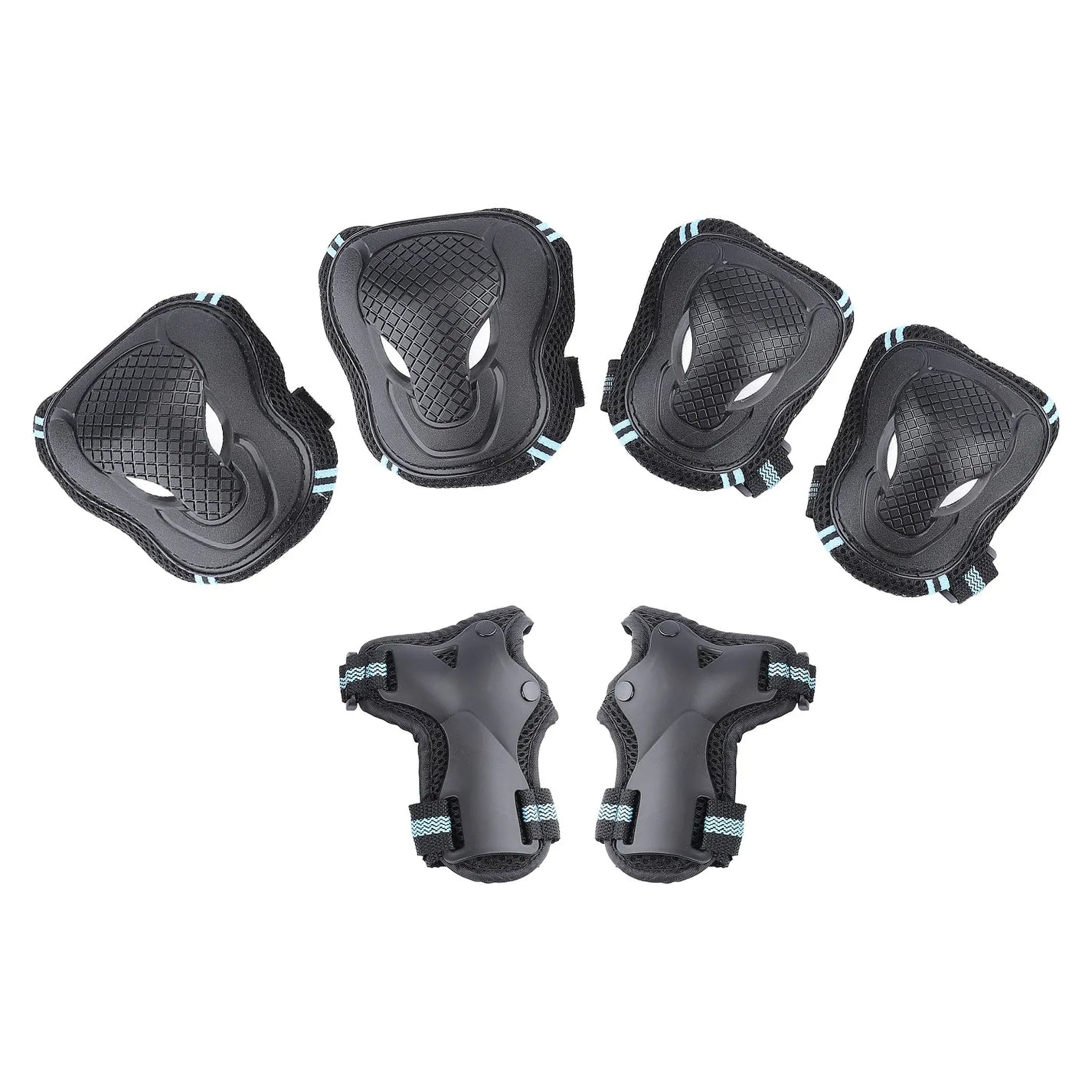 Protective gear / pads size M, black and blue