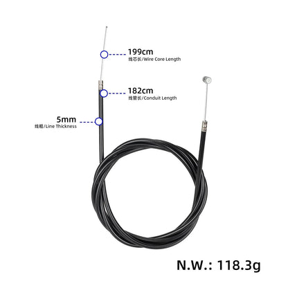 Rear brake cable for Kukirin G4 (200 cm)