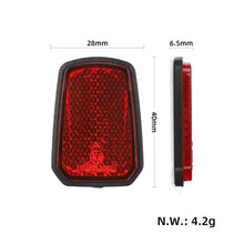 Rear fender reflector for KuKirin G2 electric scooter