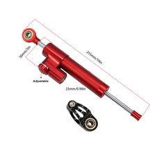 Red aluminum handlebar stabilizer for Zero 10X electric scooter
