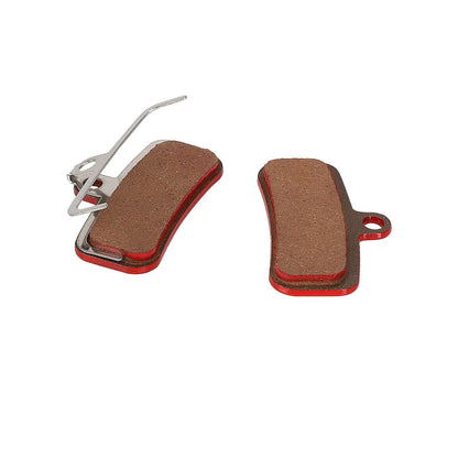 Red brake pads for Shimano ZEE M640 brakes