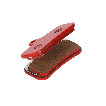 Red brake pads for Shimano ZEE M640 brakes