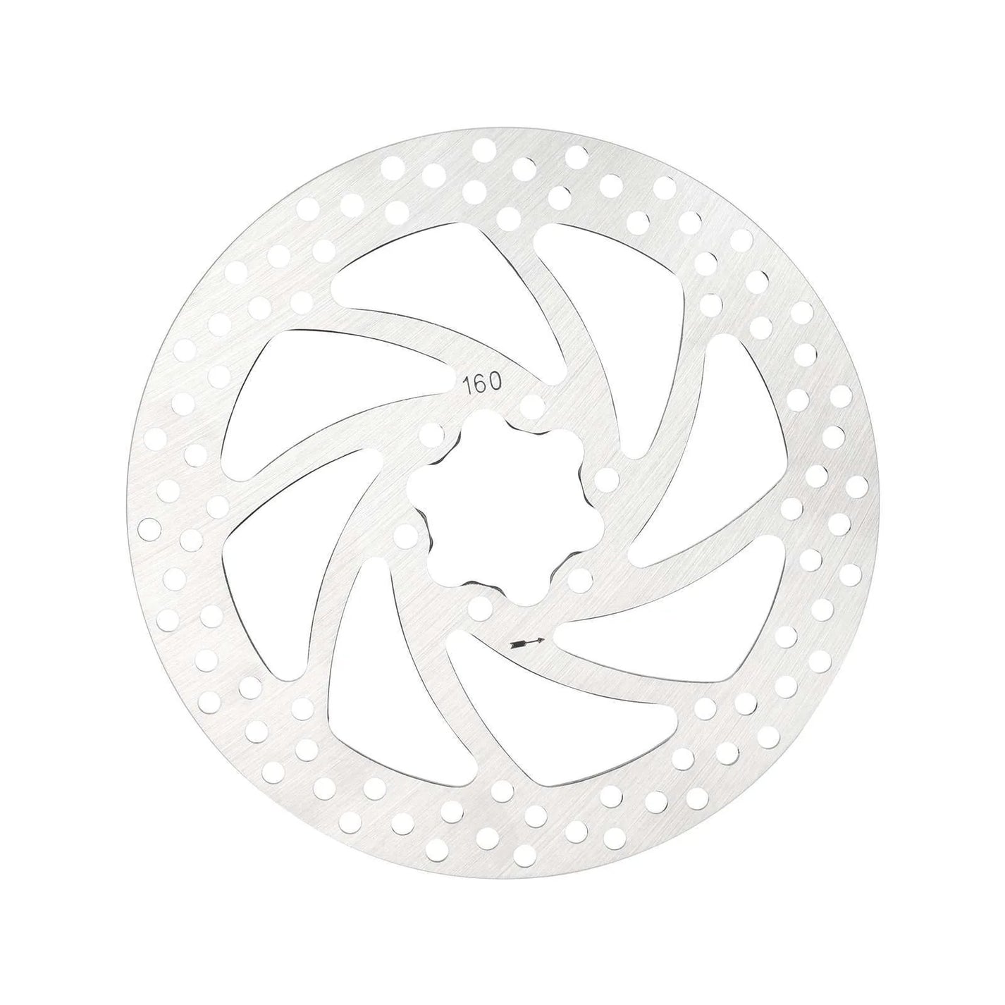 Reinforced 2.8 mm brake disc 160 mm with 6 holes