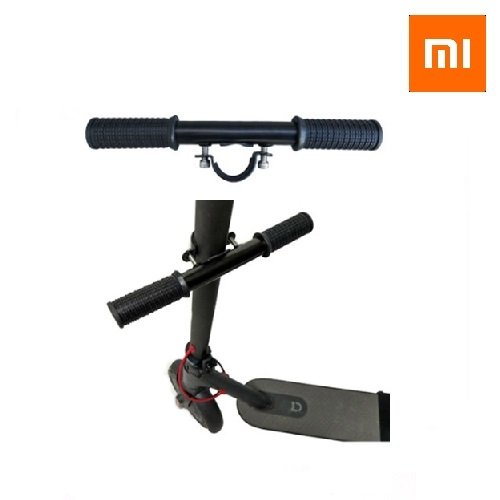 Children's Handlebar for Electric Scooter – handlebar on scooter, top-down and angled views