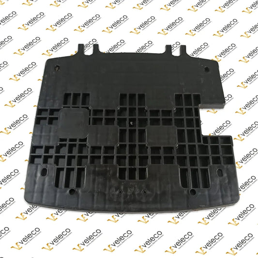 Seat for Veleco Gravis – black plastic seat base, top view