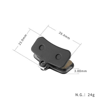 Semi-metallic brake pads for Shimano SAINT M810/M820/ZEE M640 brakes
